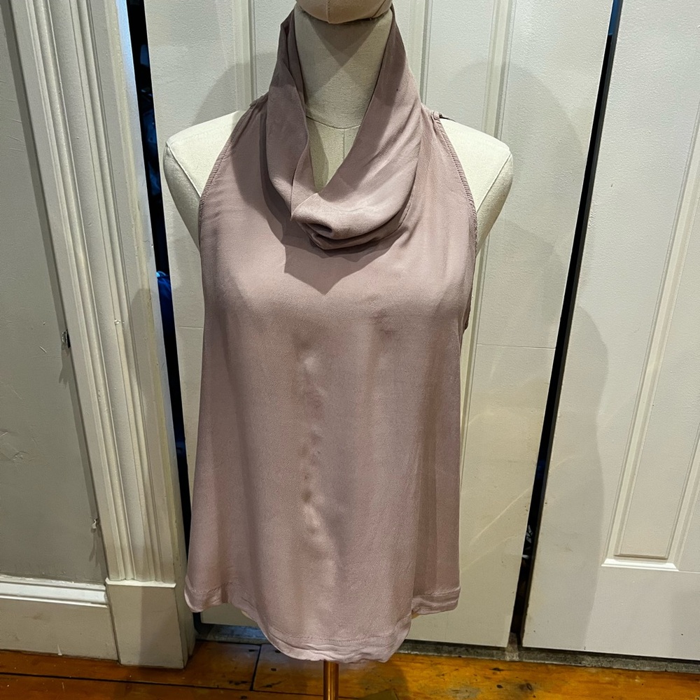 Free People Dusty Pink Halter Blouse
